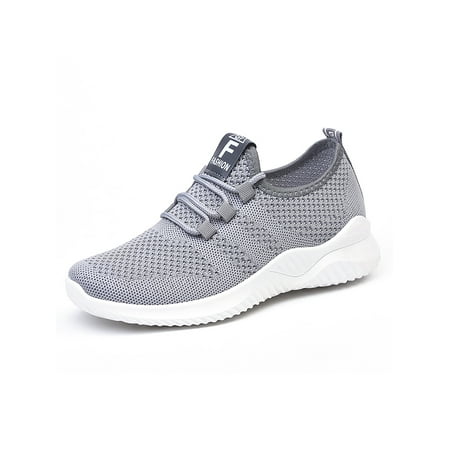 

Audeban Women s Trainers Solid Color Running Gym Jogging Lace Up Sports Sneakers Shoes