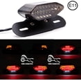 thumbnail image 4 of Luces traseras LED para motocicleta, luz de freno trasera de motocicleta de 12 V, luz indicadora de señal de giro, lámpara de matrícula(humo), 4 of 5