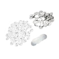 thumbnail image 2 of Nieyigj 100 Set Pin Back Button Parts Tinplate Plastic Base Button Making Supplies Badge Craft DIY 44mm / 1.73in, 2 of 9
