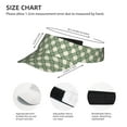 thumbnail image 3 of Pofeuu Daisy Plaid Green Print Sunscreen Visor Cap Adjustable Sport Empty Top Baseball Sun Cap for Men Women Sports Outdoor Headwear, 3 of 7