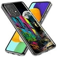 thumbnail image 2 of MUNDAZE Samsung Galaxy A13 Shockproof Clear Hybrid Protective Phone Case Urban City Full Moon Graffiti Painting Art Cover, 2 of 5