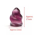 thumbnail image 2 of HOOUN Natural Fluorite Animals Statue Stone Carving Quartz Crystal Healing Reiki Decor-1PC Random Colour-Torch Light, 2 of 2