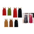 thumbnail image 2 of ZPAQI Waterproof Apron Oil Resistant Apron with Pocket Solid Color Sleeveless Unisex, 2 of 20