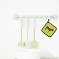 thumbnail image 3 of Caroline's Treasures Cotentin Donkey Green Pair of Pot Holders, 3 of 3