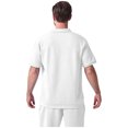 thumbnail image 4 of LADIGASU Summer Men's Casual Solid Color Short Sleeved Lapel Drawstring Elastic Waist Set, 4 of 4