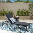 thumbnail image 2 of GDF Studio Crested Bay Outdoor Water Resistant Fabric Chaise Lounge Cushion, Dark Gray, 2 of 9