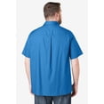 thumbnail image 3 of KingSize Men's Big & Tall Solid Wrinkle-Resistant Short Sleeve Button Down, 3 of 5