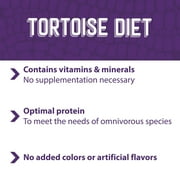Mazuri Tortoise Diet, Burmese & Indian Star Tortoises, Elongated & Red-Footed Tortoises, Adult Box & Adult Wood Turtles, 1.25 lbs