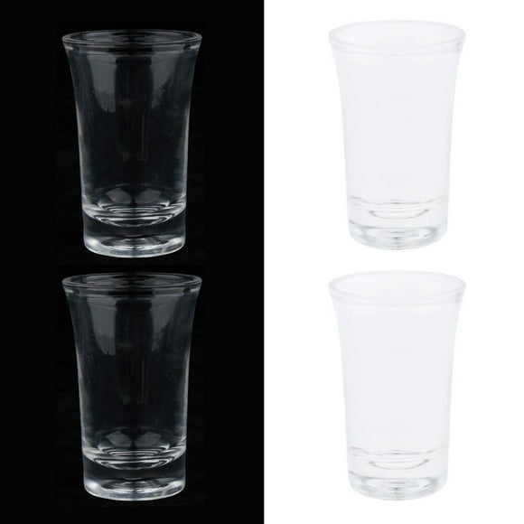 Vaso de acrílico Cola inastillable reutilizable 4x Vaso para beber
