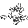 thumbnail image 2 of 12 Pieces Clip-on Earrings Converter with Loop DIY Jewelry Making Findings - Goldcoding/1493 (Color : Black), 2 of 5
