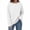 White, variant on justHIGH Crewneck Fall Sweatshirts for Women Trendy Solid Color Plain Long Sleeve Pullover Fashion Tops Army Green,M