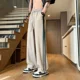 thumbnail image 3 of Pantalones casuales para hombre, tendencia, pantalones largos de poliéster rectos para hombre, estilo coreano, tallas grandes, ropa de calle elegante y moderna, moda 2024, 3 of 5