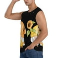 thumbnail image 3 of Pofeuu Hello Spring Sunflower Gnomes Print Men's Muscle T-Shirt, Sleeveless, Muscle Tank, Classic Muscle Tee Top For Men Casual Sleeveless Muscle T-Shirt Trendy Clothes-X-Large, 3 of 7