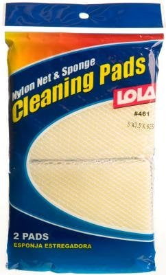 LOLA Nylon Net & Sponge Cleaning Pad, Similar To Turn-A-Bout Scrubbing Sponges - 2 CT