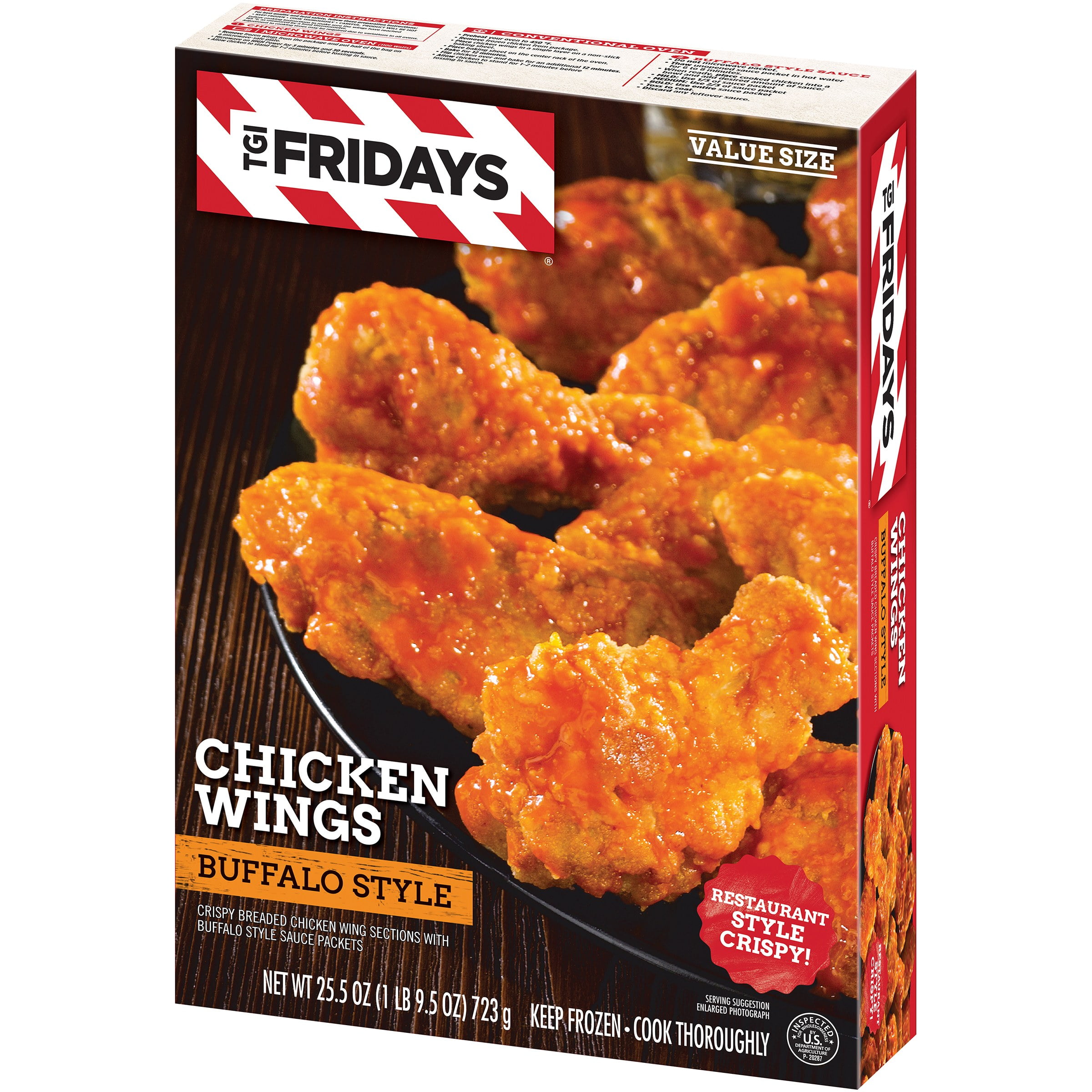 frozen breaded chicken wings