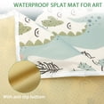 thumbnail image 5 of Threns Baby Splash Mat Non-slip High Chair Feeding Mat Waterproof Baby Splat Mat Cute Cartoon Baby Spill Mat High Chair Floor Mat, 5 of 8