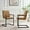 Tan, variant on Modway Savoy Vegan Leather Dining Chairs - Set of 2 in Tan