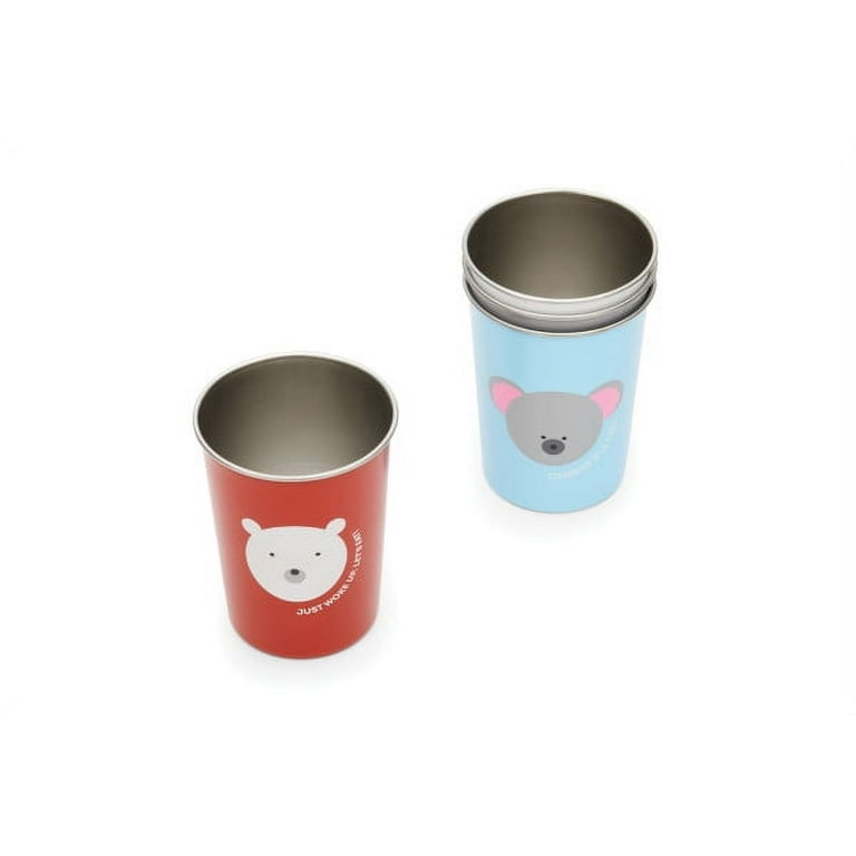 Red Rover Kids Stainless Steel Cup, Set of 4, 8oz
