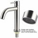 thumbnail image 3 of Grifo de agua fría simple de estilo moderno, grifo para fregadero de níquel cepillado de acero inoxidable de fácil mantenimiento, metal duradero con diseño que ahorra agua, flujo de agua ajustable, 3 of 5
