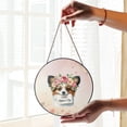 thumbnail image 2 of Happy Mother's Day Papillon with Flower Crown and Greeting Card Stained Glass Suncatcher Pap Butterfly Dog Lover Window Hanging Sign Decor - 13004, 2 of 5