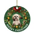 thumbnail image 2 of Xihbxyly Adorno Navideño de Perro, Divertido Juego de Colgantes, Impresión Por Sublimación de Alta Temperatura, Decoración Navideña Versátil, Regalo Perfecto para Fiestas de Oficina, 8 Cm de Diámetro, 2 of 2