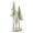D, variant on Dserfhy Mini Christmas Tree Artificial Bottle Brush Tree with Wooden Base Small Snow Frost Flocked Pine Tree for Winter Tabletop Home Decor