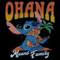 thumbnail image 2 of Mens Lilo & Stitch Ohana Guitar Long Sleeve Shirt, 2 of 4