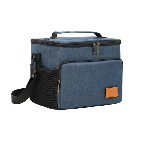 Large Lunch Bag Insulated Lunch Bag for Women/Men-Reusable Lunch Box for Office Work School Picnic Beach - Leakproof Freezable Bag with Removable Shoulder Strap for Kids/Adult Aesthetic Lunch Bag