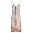 thumbnail image 5 of Blossoming Paris Eiffel Tower Sleeveless Dress Woman Fashion Long Dresses Women's Summer Suit Dress Summer 2025 Women, 5 of 7