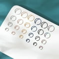 thumbnail image 2 of QQTDFG 24 Pcs Stainless Steel Nose Septum Ring 20G Septum Clicker Hoop Nostril Piercing-Style 3, 2 of 6