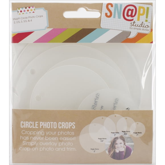 Sn@p! Photo Crops 5/Pkg-Circle