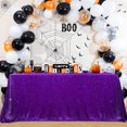 thumbnail image 1 of Mantel B-COOL - Mantel cuadrado con lentejuelas y purpurina, color morado, 1 of 8