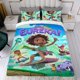 thumbnail image 4 of Eureka Conjunto de sábanas temático, trío de piezas, cómodo y amigable con la piel, diseño único, regalo de decoración para el hogar para familiares, amigos y fans, 90 cm * 190 cm, 4 of 6