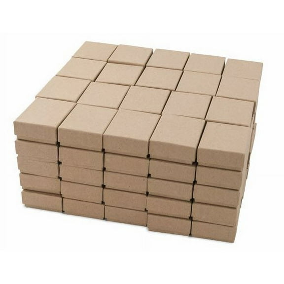 Kraft Cotton Filled Jewelry Box #11 (Case of 100)