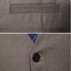 thumbnail image 5 of Chaqueta de Traje de Ocio de Bolsillo sin Cuello en V de Color Sólido sin Mangas, Trajes de Hombre de Ajuste Delgado para el Uso Formal Informal, 5 of 7