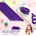 thumbnail image 5 of CAILDANL 60 Flexible Curling Rods Set - No Heat Hair Rollers for Long and Short Hair (Yellow, 0.4 x 9.5 Inch), 5 of 6