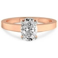 thumbnail image 3 of 5 Carat IGI Certified Oval Shape Lab Grown Diamond Engagement Ring | 14K Rose Gold |Ember Secret Halo Diamond Ring | FG-VS1-VS2 Quality Friendly Diamonds, 3 of 4