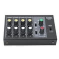 thumbnail image 2 of Consola Mezcladora De Sonido, Mezclador De Audio De Salida De 2 Canales Enchufe De EE. UU. 110-240V Interfaz De 6,35 Mm Para Música ANGGREK EC1312, 2 of 8