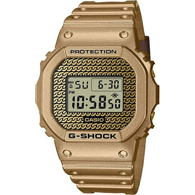 時計 G-SHOCK DWE-5600HG-1JR Casio DWE-5600HG-1JR [G-Shock Gold Chain Inspired Model] Watch