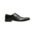 thumbnail image 3 of Men's Stacy Adams Shoes Crocodile Leather Print GABARDO 25681-001 Black, 3 of 8