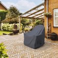 thumbnail image 2 of Covers & all Outdoor Adirondack Chair Covers for Ravenna Rocking Chairs, Water-Repellent UV-Resistant Polyester with Elastic Tie-Downs and Padded Handles, 2 of 6