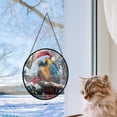 thumbnail image 4 of Amazon Parrot Ornament Christmas 2025, Amazon Parrot Stained Glass Hanging Window Decoration – Unique Glass Panel for Natural Light Display, 4 of 5