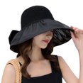thumbnail image 1 of Sombrero de pescador para mujer, protección solar UV, transpirable, ala ancha, lazo desmontable, sombrero de pescador, sombrero para el sol para mujer, protección UV, 1 of 5