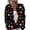 AIJ35-Navy, variant on Lumtrix Cardigan Christmas Sweaters For Women Chunky Long Sleeve Cute Graphic Plus Size Button Up Fall Trendy Sweater Dark Green S