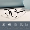 thumbnail image 4 of Gafas Blue Light Cyxus 8083T02 Black Lightweight TR90, 4 of 7