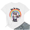 thumbnail image 4 of WEAIXIMIUNG T-Shirts Unis pour Femmes Pack T-Shirts Graphiques Vêtements d'Été Manches Courtes, 4 of 4