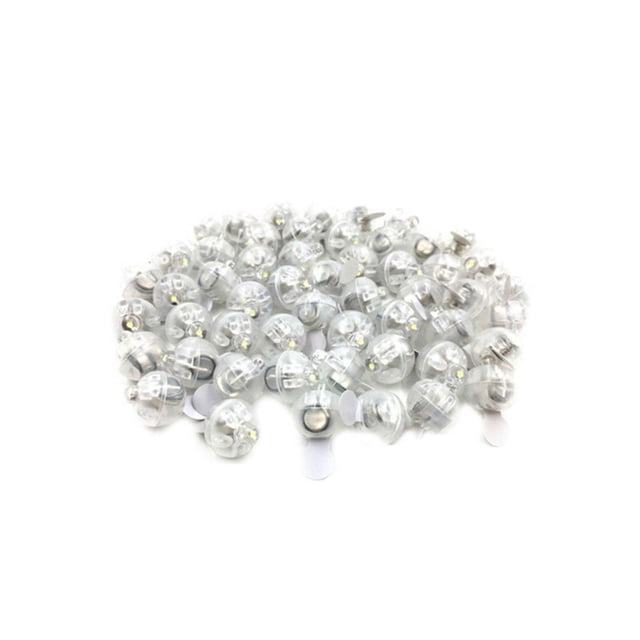 100 piezas Mini bola de luz amarilla largo tiempo de espera para fiesta de boda uso eficiente de energía DIY Mini lámpara redonda