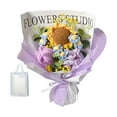 thumbnail image 4 of Ramo de flores de ganchillo Strade Fareast Limited decoración de mesa 35 cm x 27 cm hecho a mano, 4 of 8