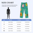 thumbnail image 3 of Mens Pajama Pants, Tropical Fruit Soft Sleep & Lounge Pants for Men, Cuteness Casual PJ Bottoms Pants with Pockets, 3 of 7