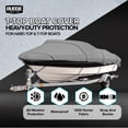 thumbnail image 3 of Budge 1200 Denier Premium Outdoor Protection for Hard Top and T-Top Boat Cover, Waterproof, Size BTHT-9: 27'-28' Long, 106" Beam, 3 of 8